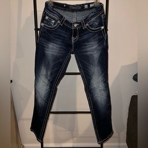 Buckle Miss Me mid rise easy crop jeans size 26